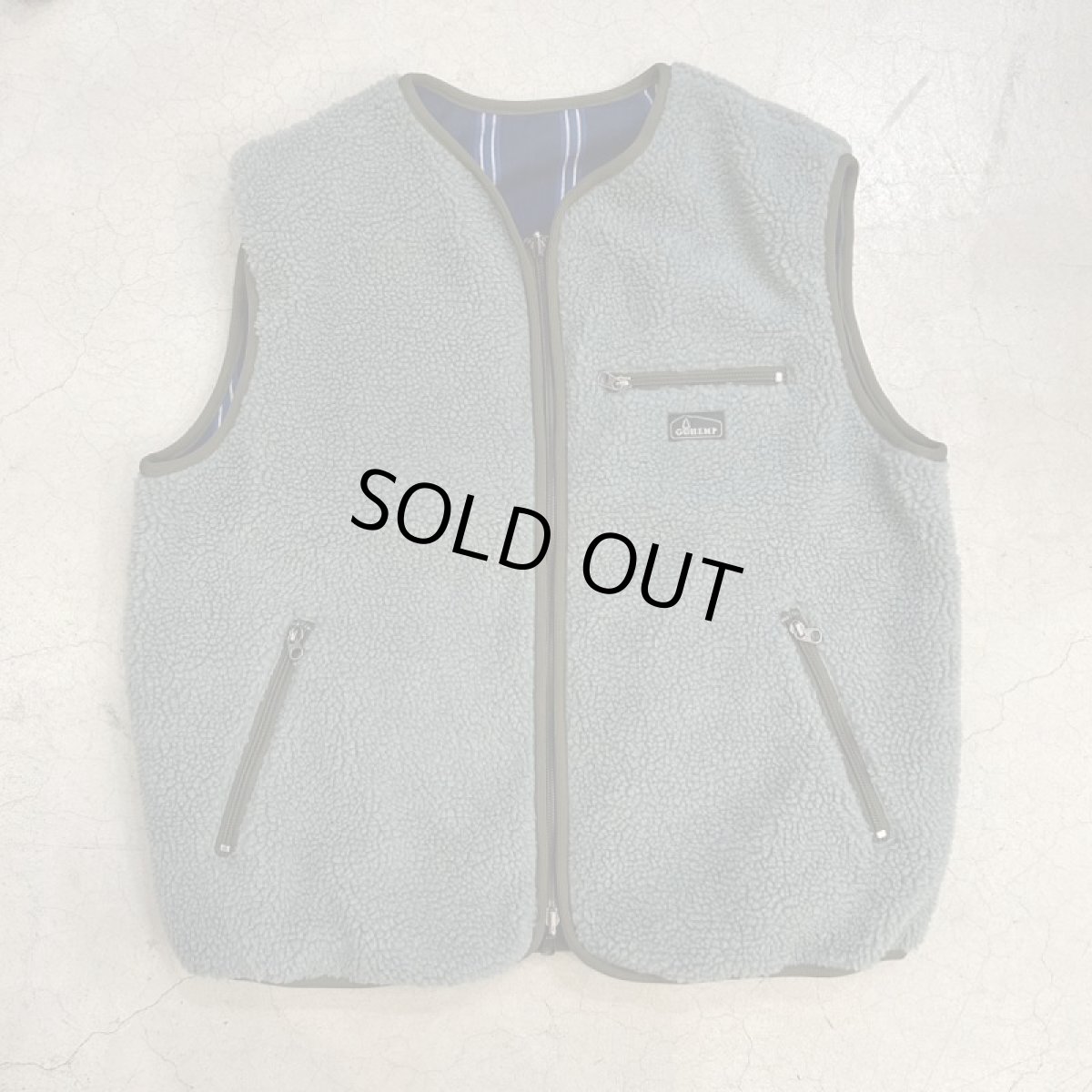 画像1: -GOHEMP/ゴーヘンプ- BROWN LODGE VEST (1)