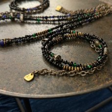 画像1: 【Mel.】2way Necklace Random series Black x Green (1)