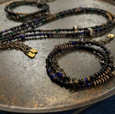 画像1: 【Mel.】2way Necklace Random series Black x Blue (1)