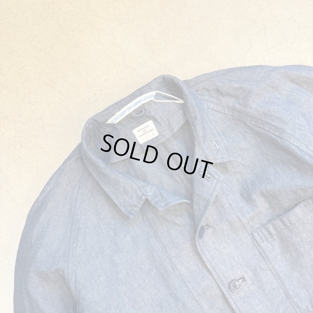 画像7: -NECESSARY or UNNECESSARY- TETSU TOP & PANTS (INDIGO) (7)