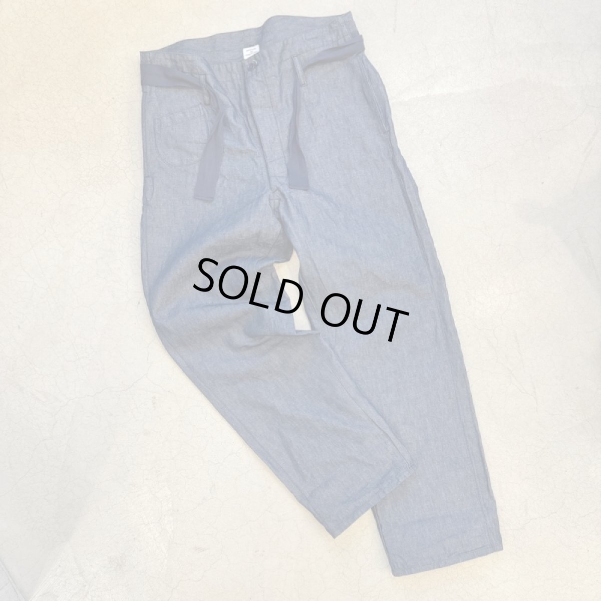 画像9: -NECESSARY or UNNECESSARY- TETSU TOP & PANTS (INDIGO) (9)