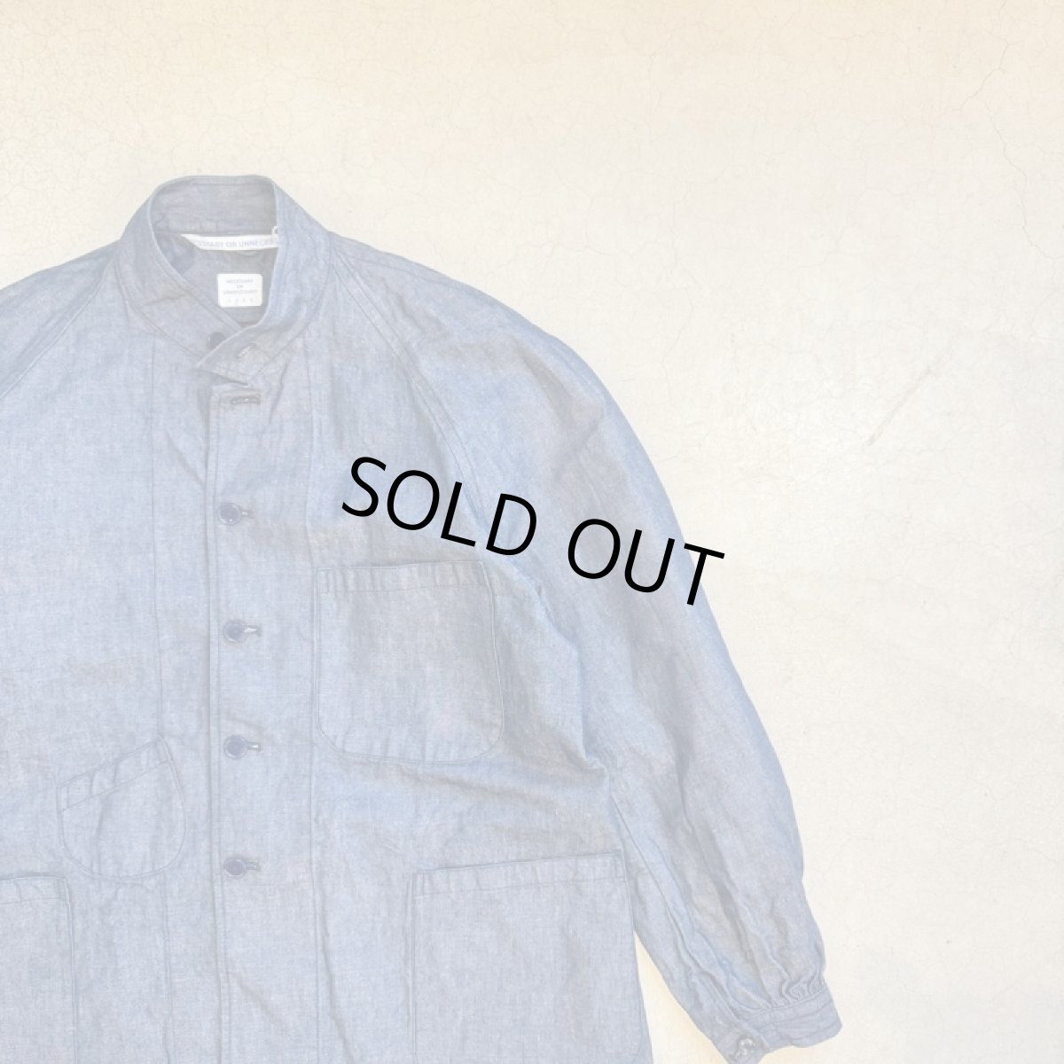 画像4: -NECESSARY or UNNECESSARY- TETSU TOP & PANTS (INDIGO) (4)