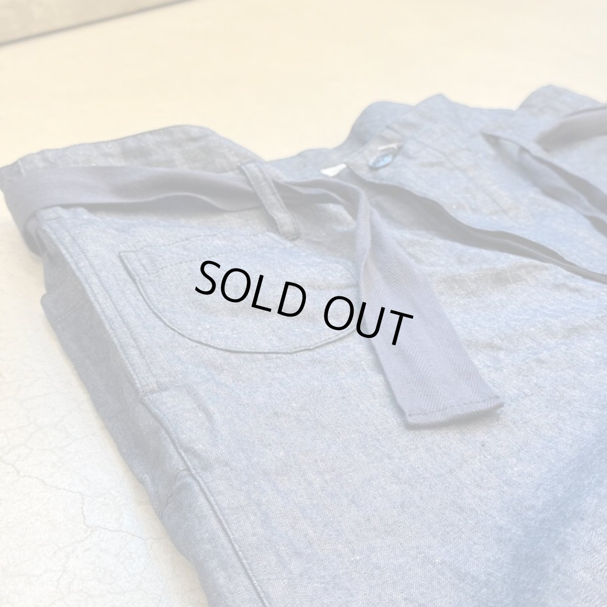 画像11: -NECESSARY or UNNECESSARY- TETSU TOP & PANTS (INDIGO) (11)