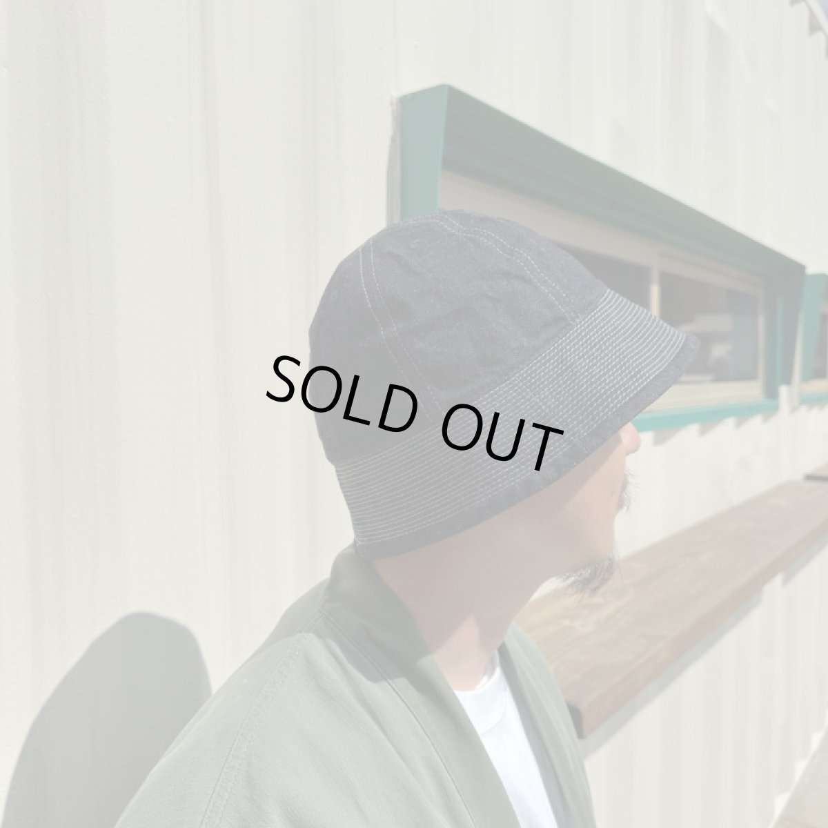 画像12: -HIGHER-  12oz DENIM SAILOR HAT(3色展開) (12)