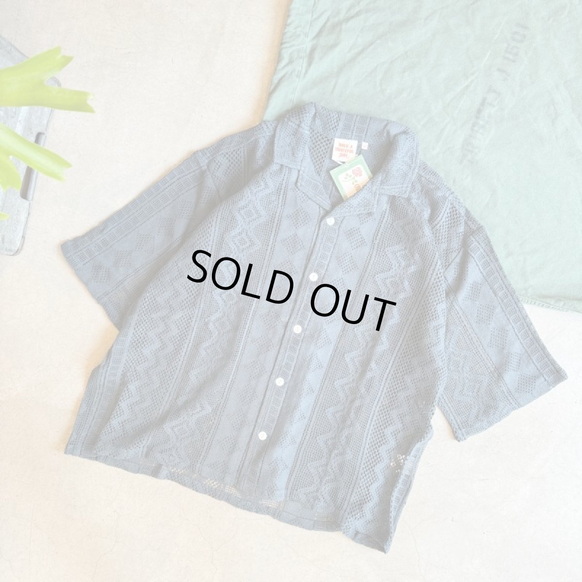 画像7: -HAVE A GRATEFUL DAY- WIDE LACE SHIRT (7)