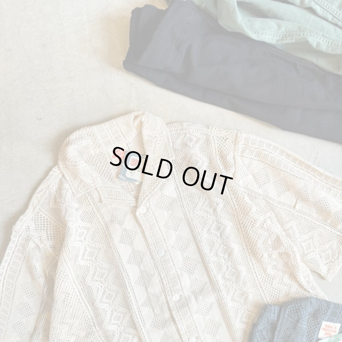 画像3: -HAVE A GRATEFUL DAY- WIDE LACE SHIRT (3)