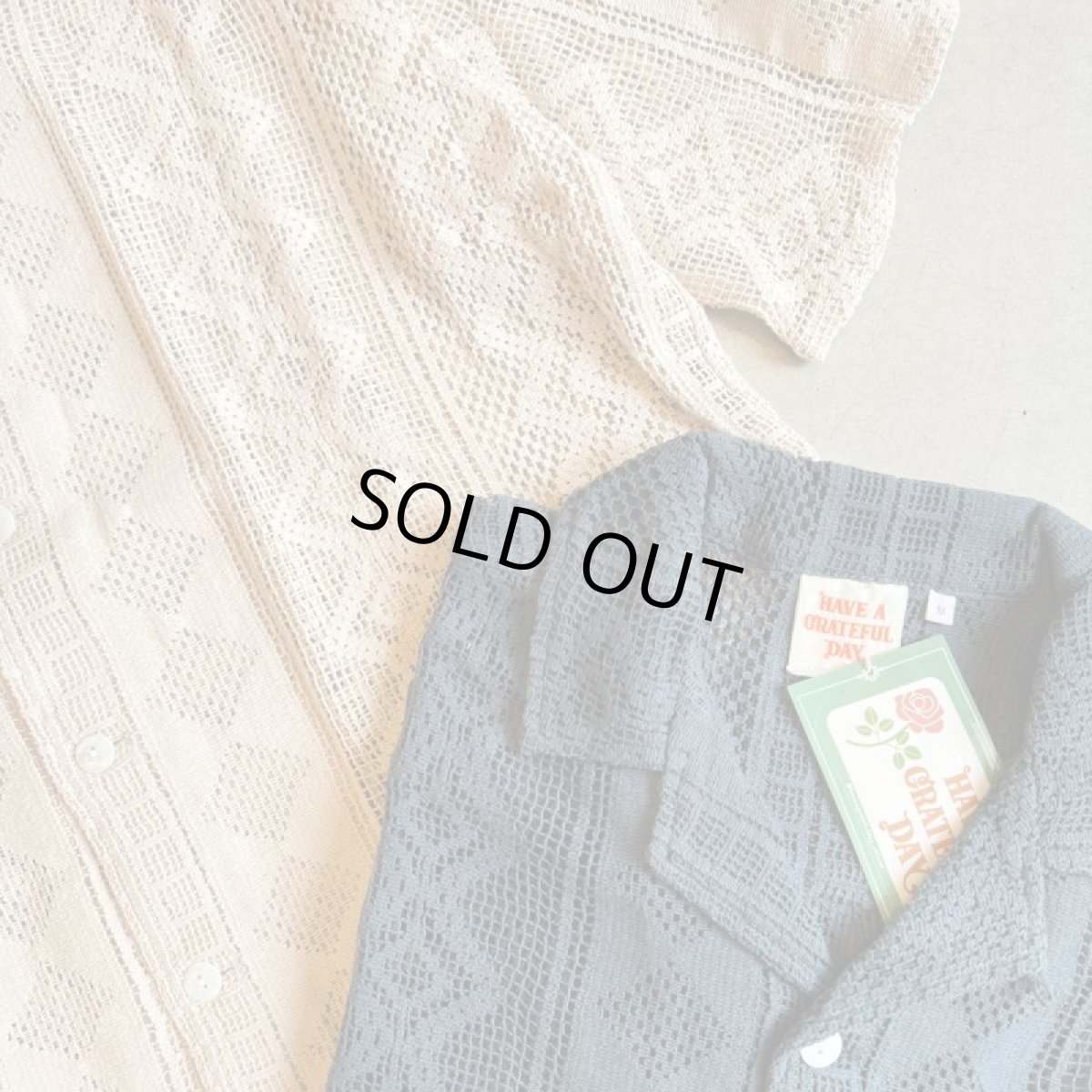 画像5: -HAVE A GRATEFUL DAY- WIDE LACE SHIRT (5)