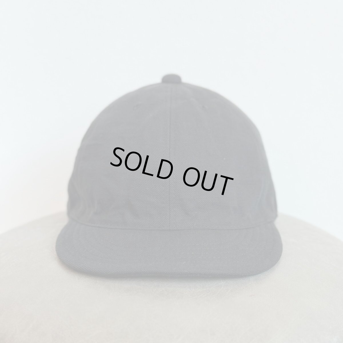 画像2: -HIGHER-  French oxford Cinch Buckle フレンチオックスフォード シンチバック キャップ (2)