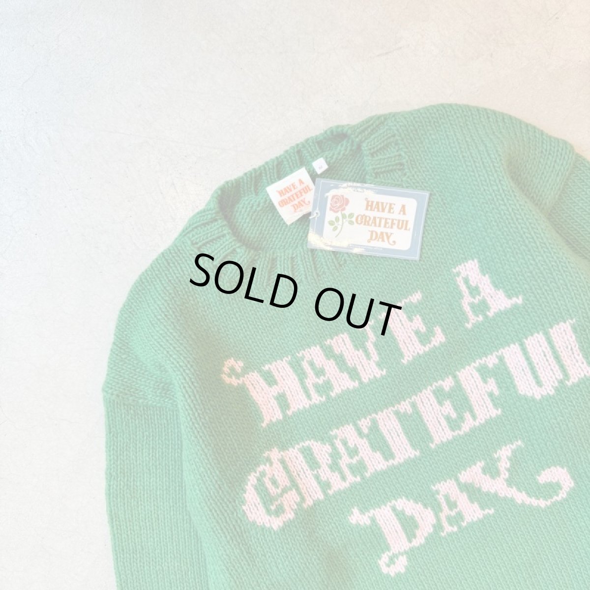 画像5: -HAVE A GRATEFUL DAY- WOOL KNIT CREW (5)