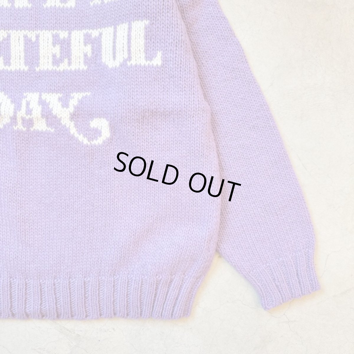 画像12: -HAVE A GRATEFUL DAY- WOOL KNIT CREW (12)