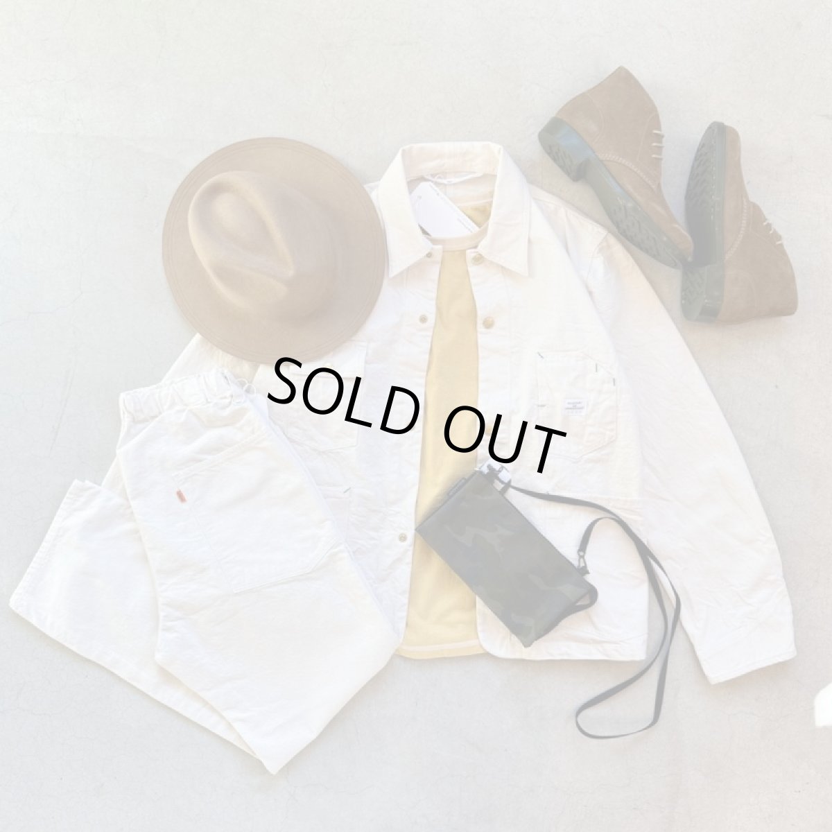 画像2: -N.O.U.N(Necessary or Unnecessary)- “COVERALL WHITE” (2)