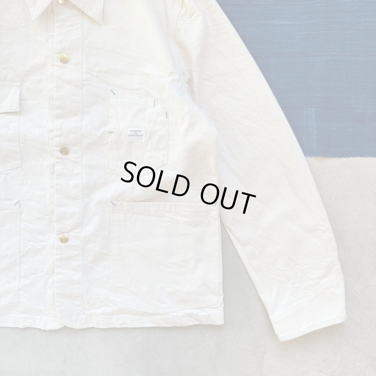 画像7: -N.O.U.N(Necessary or Unnecessary)- “COVERALL WHITE” (7)