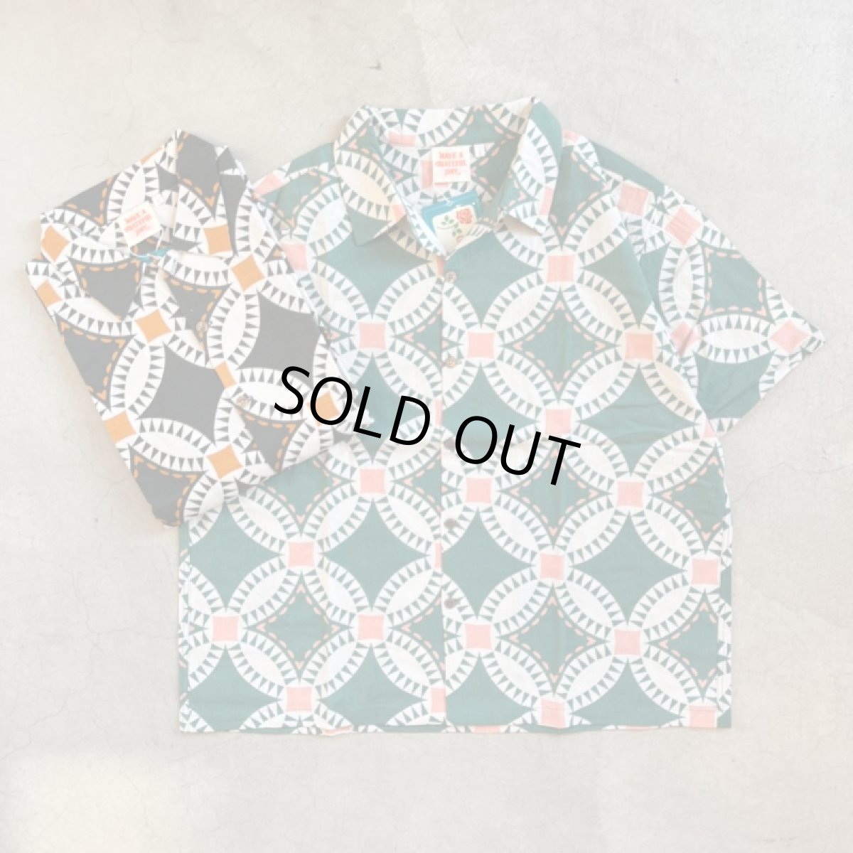 画像4: -HAVE A GRATEFUL DAY- OPEN COLLAR S/S SHIRT (4)