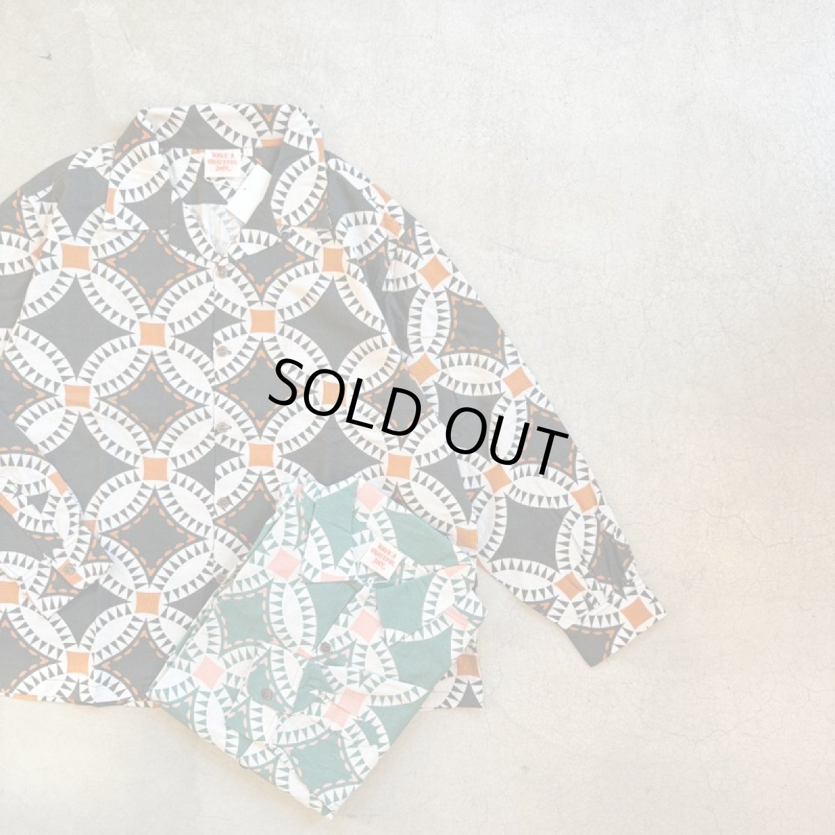 画像2: -HAVE A GRATEFUL DAY- OPEN COLLAR L/S SHIRT (2)