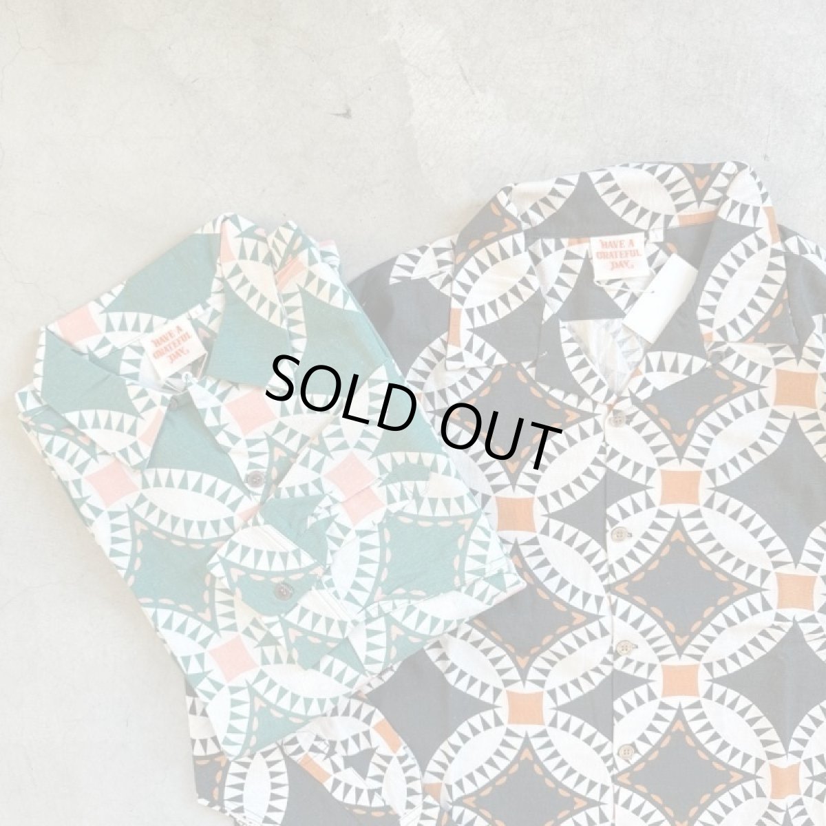 画像3: -HAVE A GRATEFUL DAY- OPEN COLLAR L/S SHIRT (3)