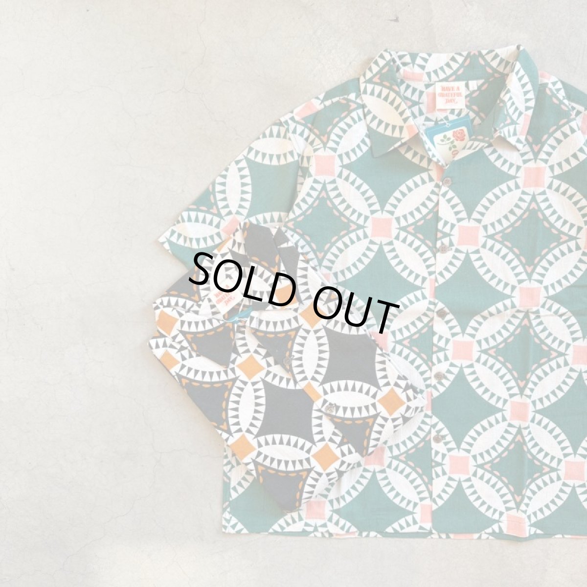 画像3: -HAVE A GRATEFUL DAY- OPEN COLLAR S/S SHIRT (3)