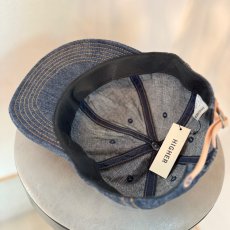 画像6: -HIGHER-  10oz SELVEDGE DENIM CAP (6)