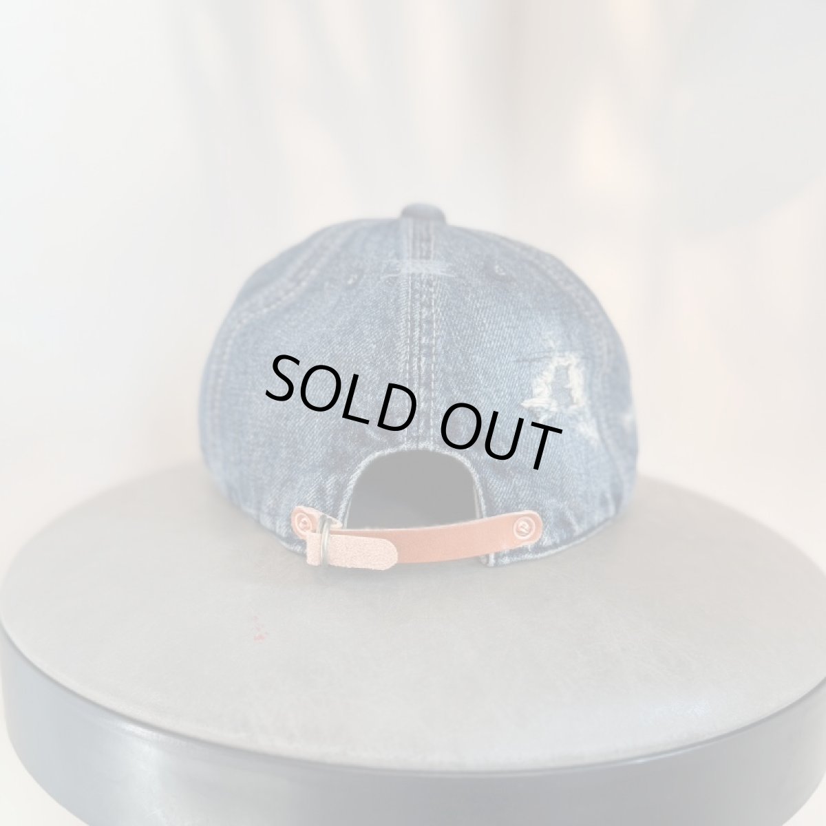 画像5: -HIGHER-  SELVEDGE DENIM CAP USED DAMAGE ver. (5)