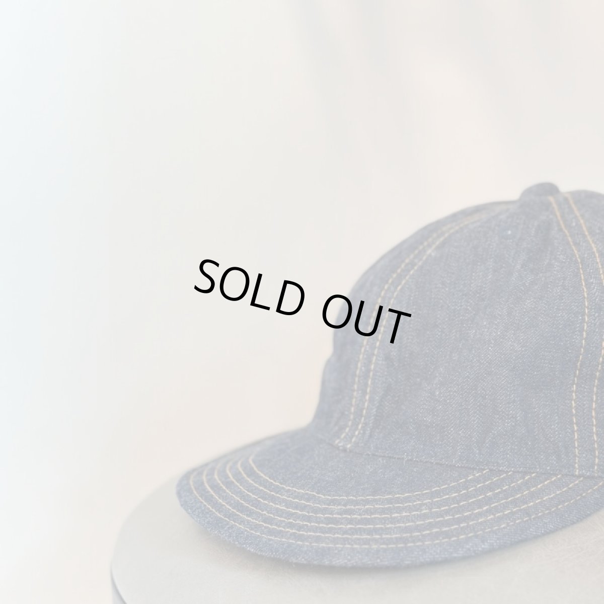 画像1: -HIGHER-  10oz SELVEDGE DENIM CAP (1)