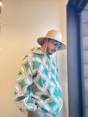 画像19: -HIGHER-  VINTAGE FRENCH DRILL WIDE BRIM BUCKET HAT (19)