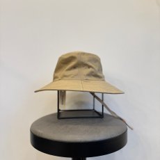 画像8: -HIGHER-  VINTAGE FRENCH DRILL WIDE BRIM BUCKET HAT (8)