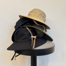 画像1: -HIGHER-  VINTAGE FRENCH DRILL WIDE BRIM BUCKET HAT (1)
