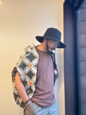 画像23: -HIGHER-  VINTAGE FRENCH DRILL WIDE BRIM BUCKET HAT (23)