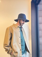 画像20: -HIGHER-  VINTAGE FRENCH DRILL WIDE BRIM BUCKET HAT (20)