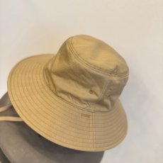 画像9: -HIGHER-  VINTAGE FRENCH DRILL WIDE BRIM BUCKET HAT (9)