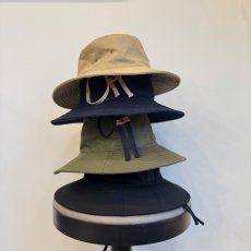 画像3: -HIGHER-  VINTAGE FRENCH DRILL WIDE BRIM BUCKET HAT (3)