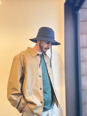 画像21: -HIGHER-  VINTAGE FRENCH DRILL WIDE BRIM BUCKET HAT (21)