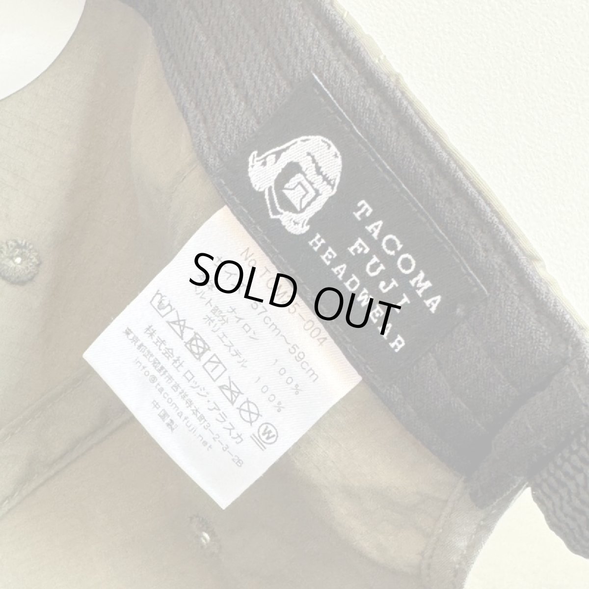 画像5: TACOMA FUJI RECORDS -TACOMA FUJI LOGO CAP- (5)