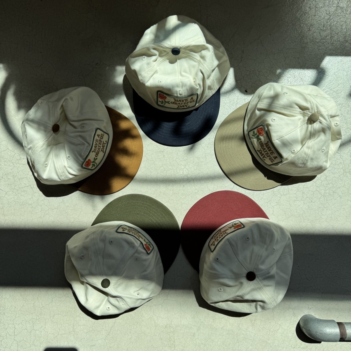 画像2: 【5色展開】-HAVE A GREATFUL DAY- 5 PANEL CAP (2)