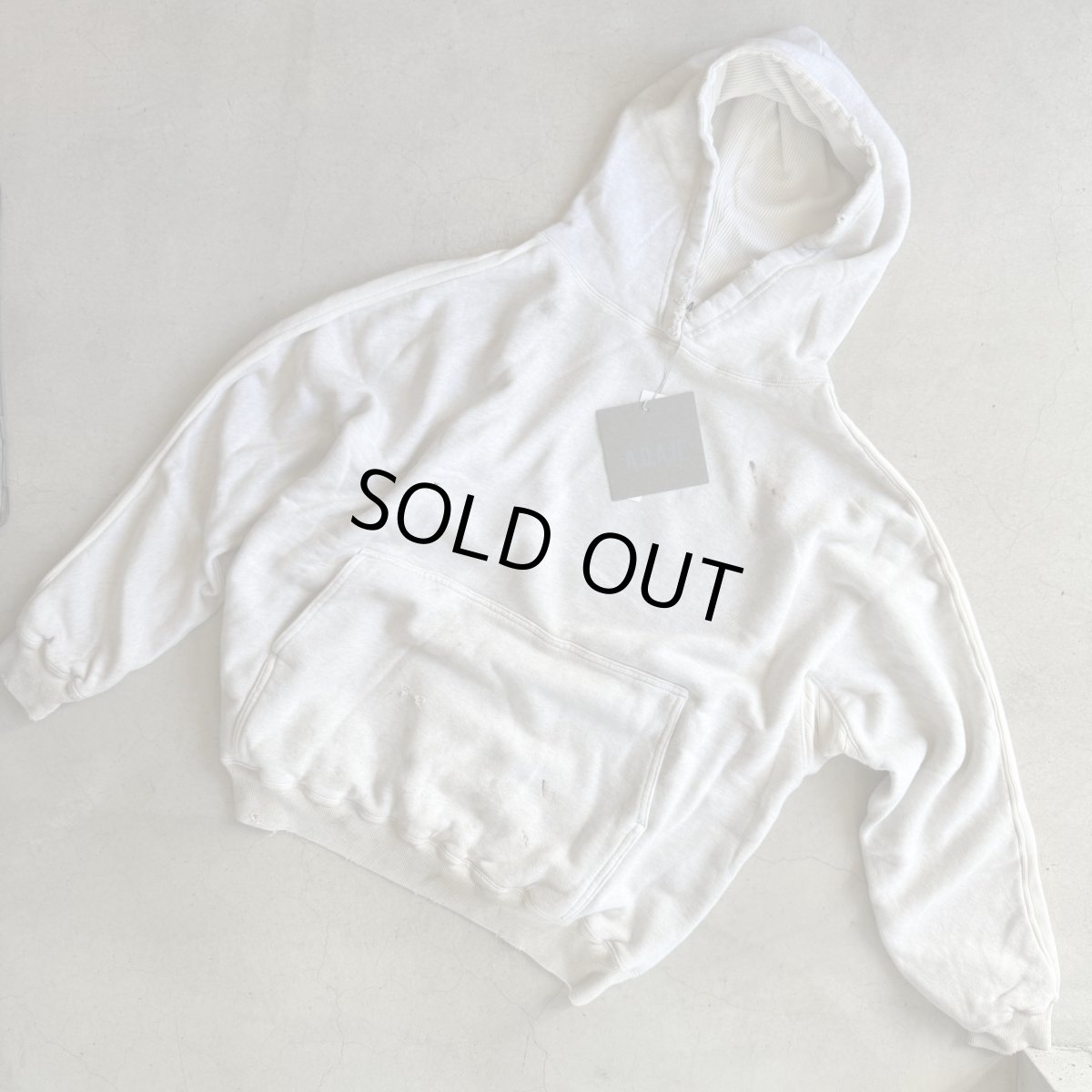 画像1: "A.D.A.N" D/S HOODED PF SWEAT SHIRT OATMEAL (1)