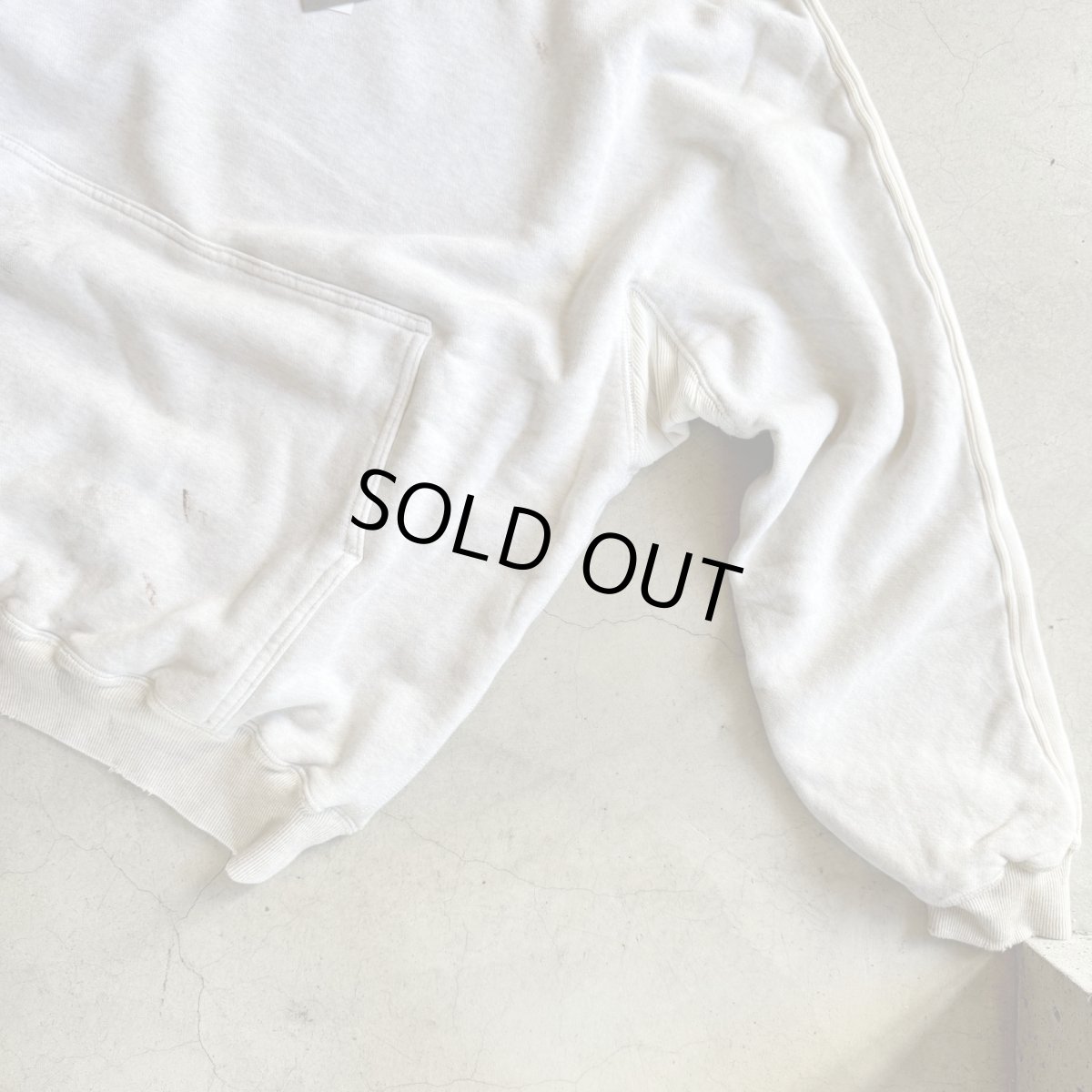 画像3: "A.D.A.N" D/S HOODED PF SWEAT SHIRT OATMEAL (3)