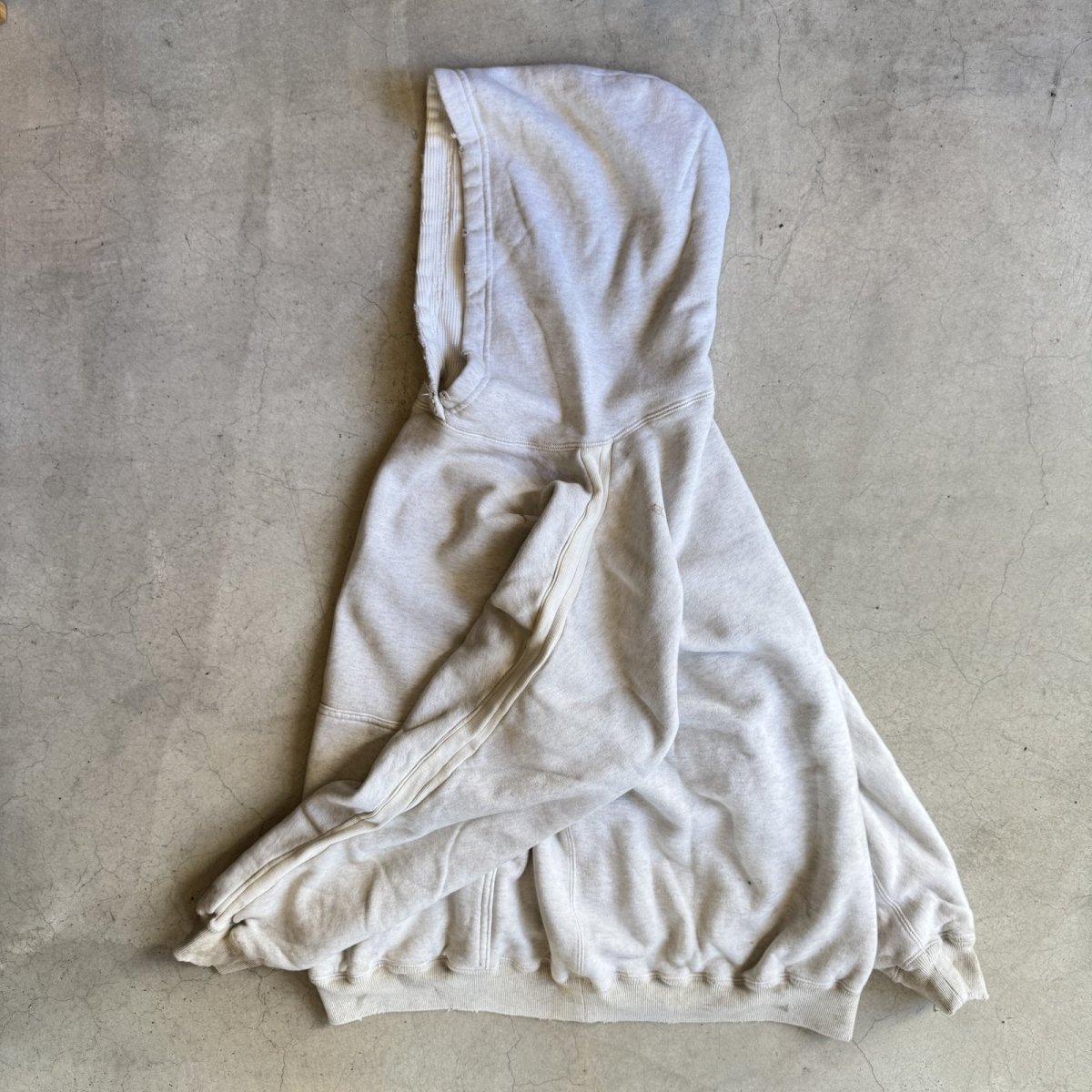 画像6: "A.D.A.N" D/S HOODED PF SWEAT SHIRT OATMEAL (6)