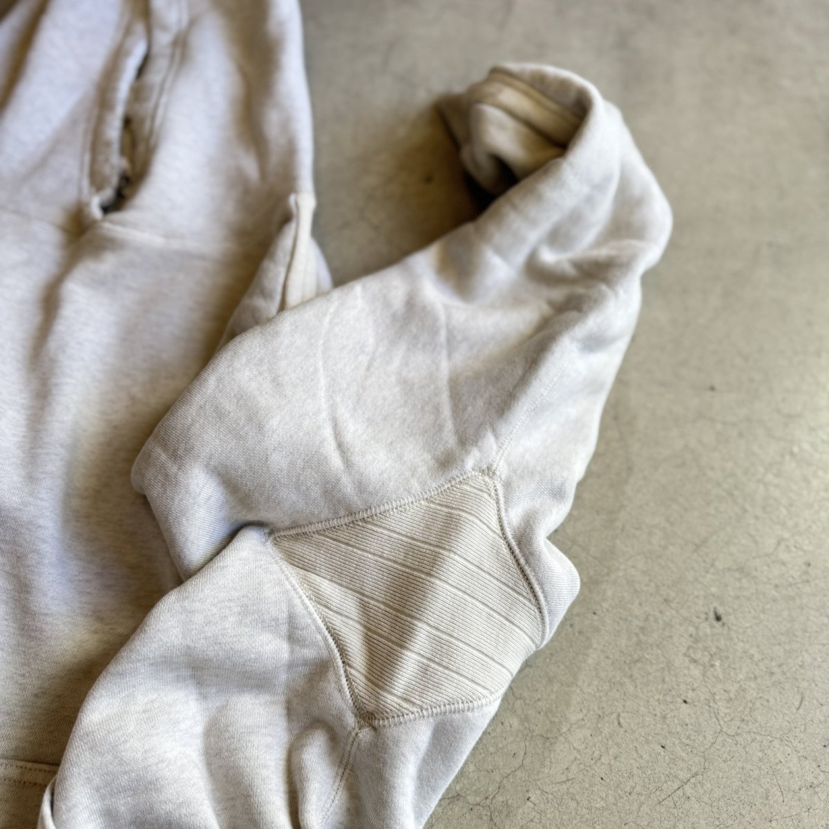 画像9: "A.D.A.N" D/S HOODED PF SWEAT SHIRT OATMEAL (9)