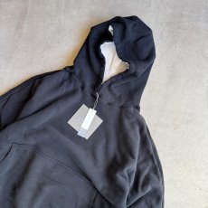 画像2: "A.D.A.N" D/S HOODED PF SWEAT SHIRT BLACK (2)