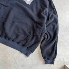 画像3: "A.D.A.N" D/S HOODED PF SWEAT SHIRT BLACK (3)