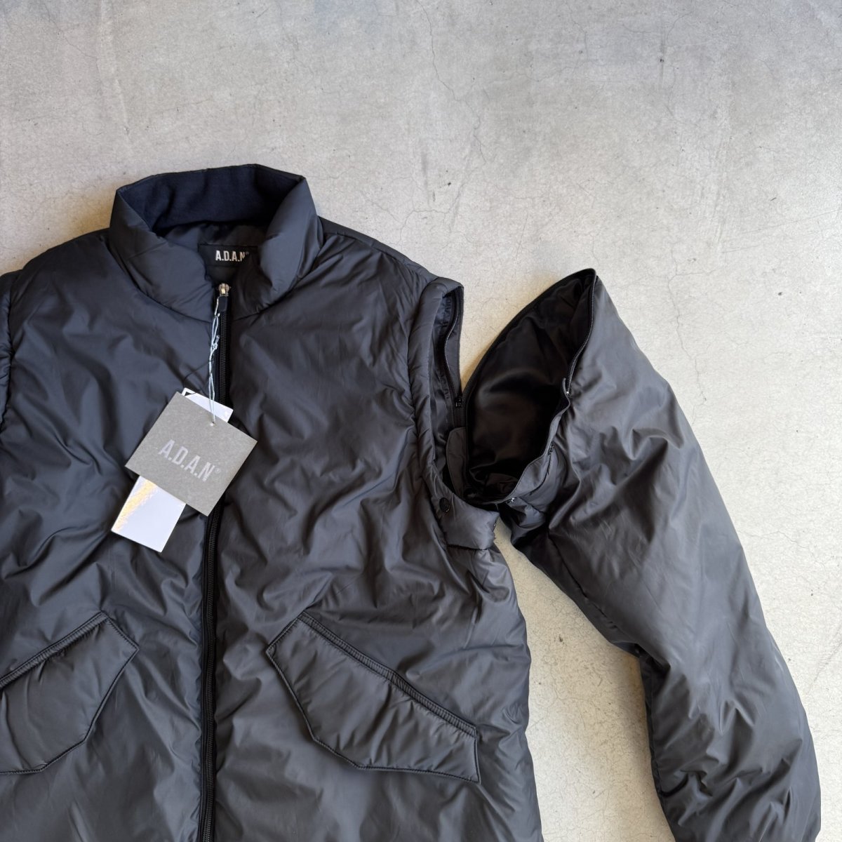 画像8: "A.D.A.N" CONVERTIBLE PUFF JACKET (8)