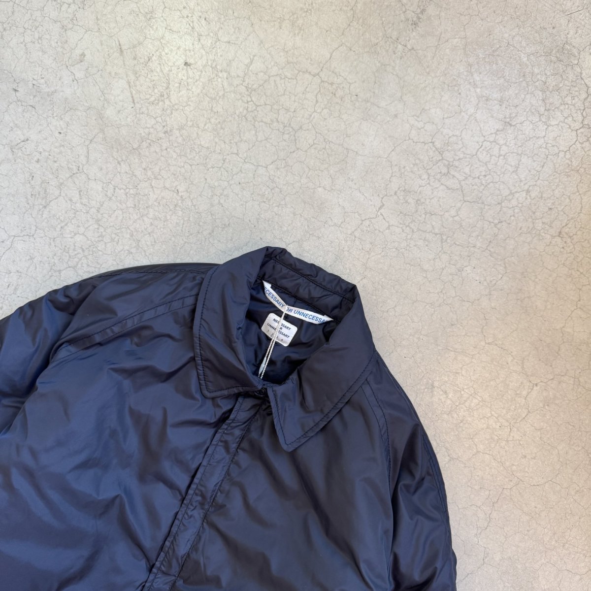 画像3: -NECESSARY or UNNECESSARY- ZIP COAT "NAVY" (3)