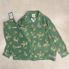 画像1: -HAVE A GRATEFUL DAY- OPEN COLLAR L/S SHIRT & AMPLE EASY PANTS (1)