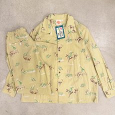 画像1: -HAVE A GRATEFUL DAY- OPEN COLLAR L/S SHIRT & AMPLE EASY PANTS "BEIGE" (1)