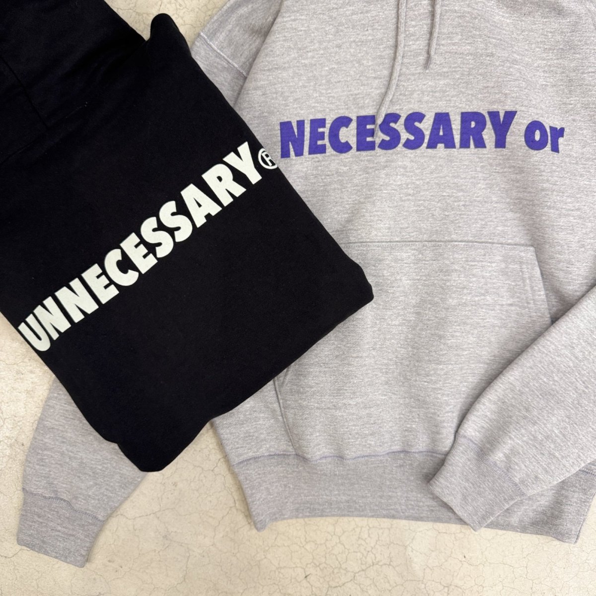 画像2: 【2色展開】-NECESSARY or UNNECESSARY- NOUN SWEAT PARKA (2)