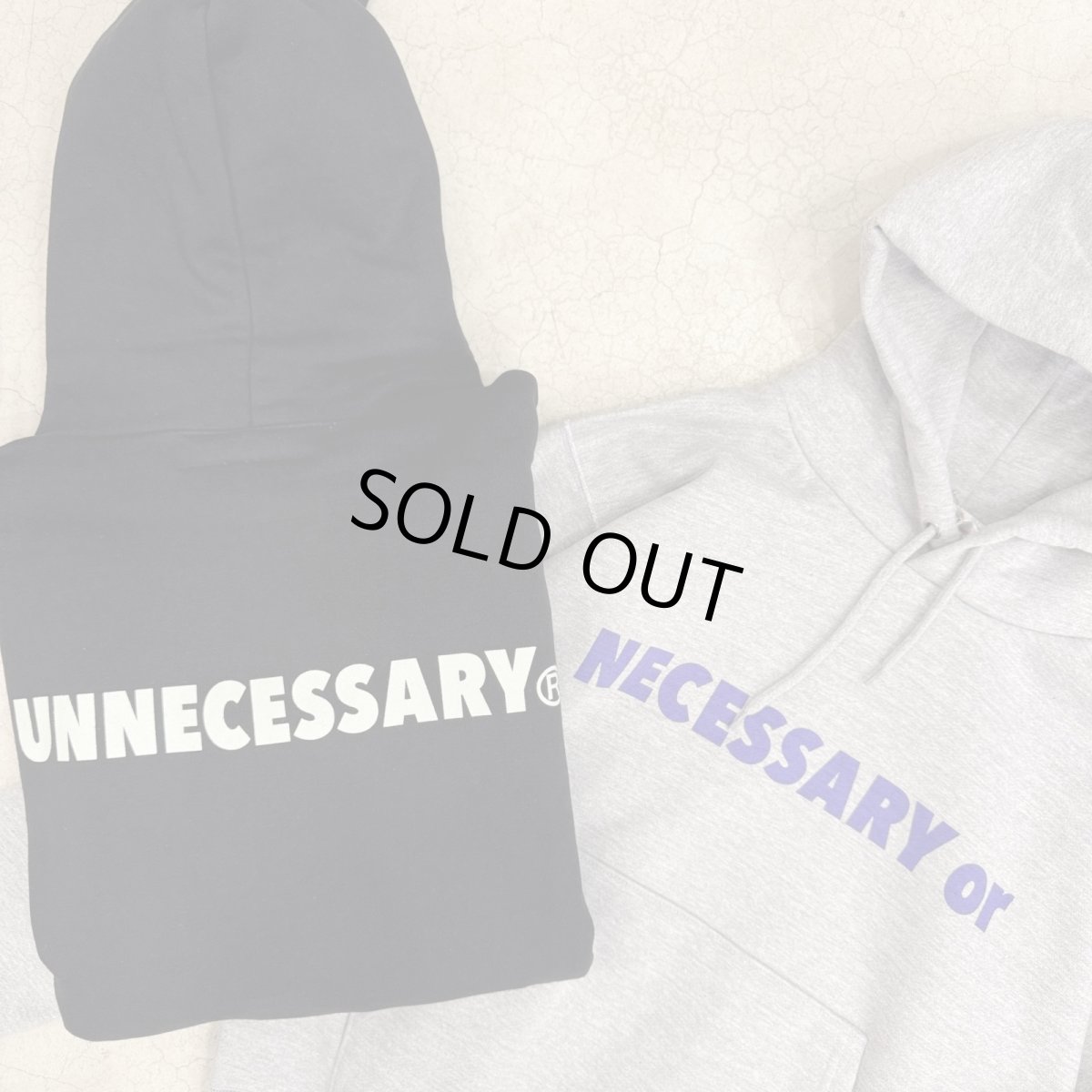 画像4: 【2色展開】-NECESSARY or UNNECESSARY- NOUN SWEAT PARKA (4)