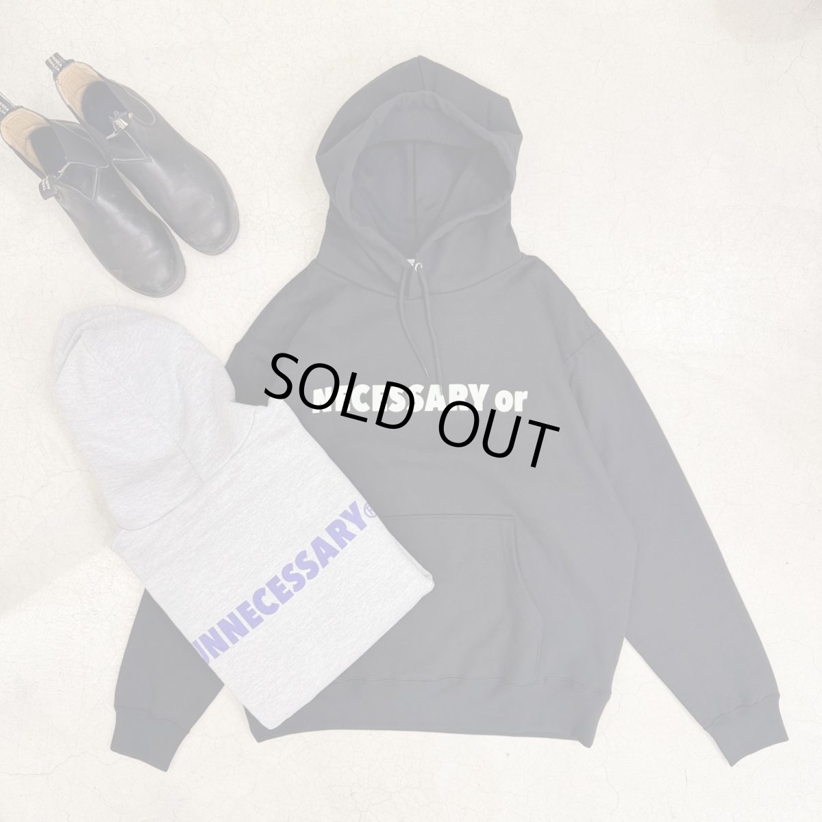 画像1: 【2色展開】-NECESSARY or UNNECESSARY- NOUN SWEAT PARKA (1)