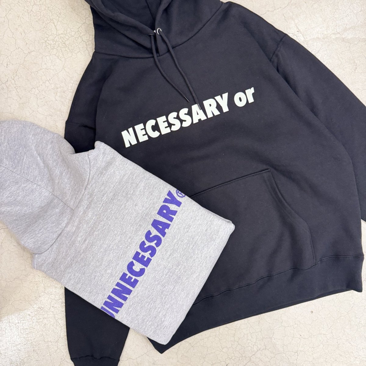 画像6: 【2色展開】-NECESSARY or UNNECESSARY- NOUN SWEAT PARKA (6)