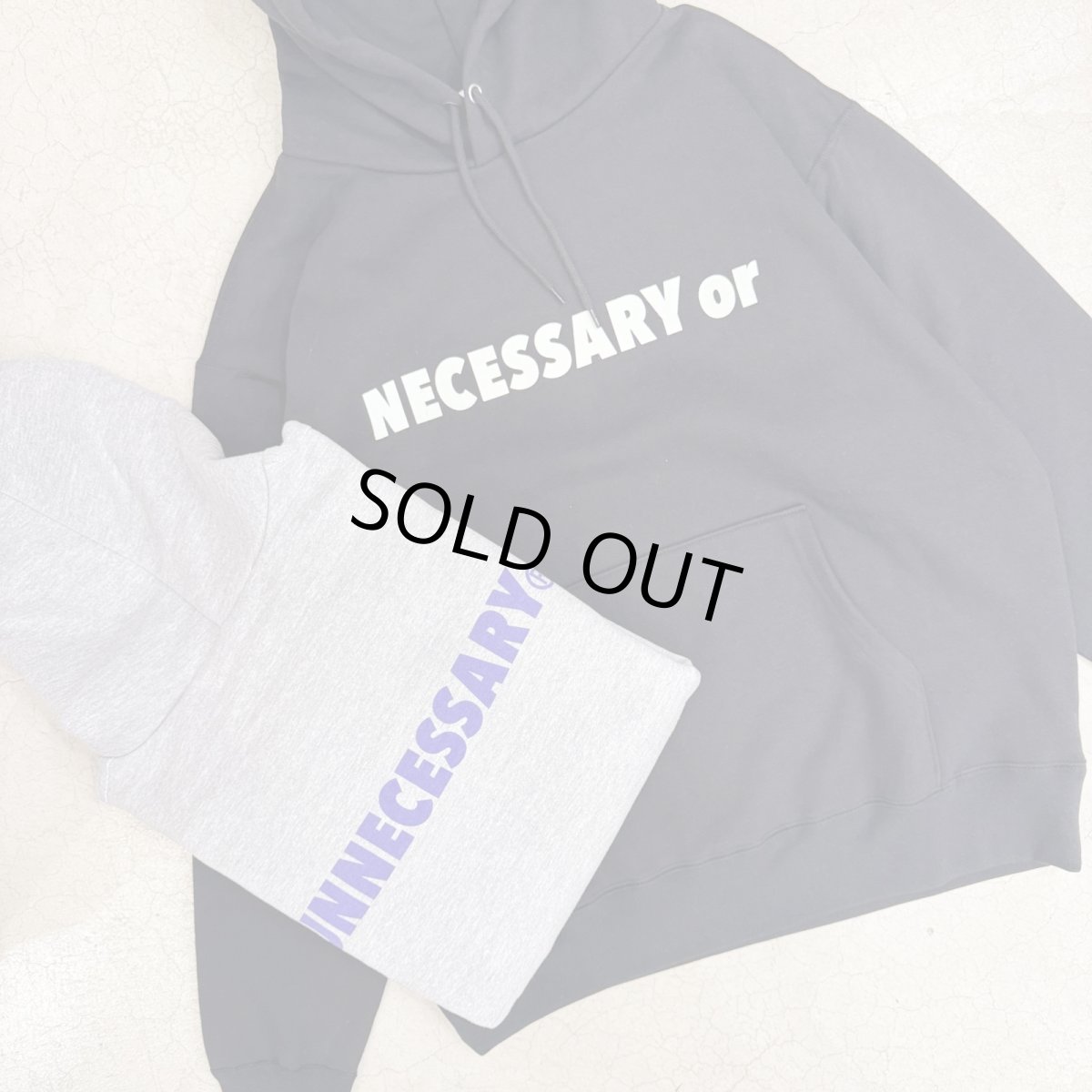 画像6: 【2色展開】-NECESSARY or UNNECESSARY- NOUN SWEAT PARKA (6)