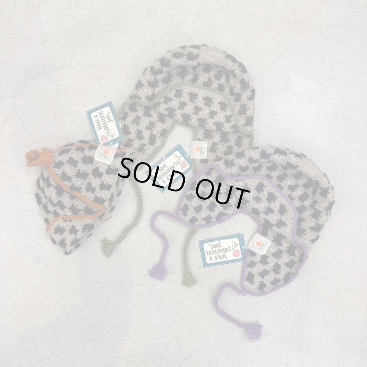 画像1: 【3色展開】-HAVE A GREATFUL DAY- FLIGHT KNIT CAP (1)