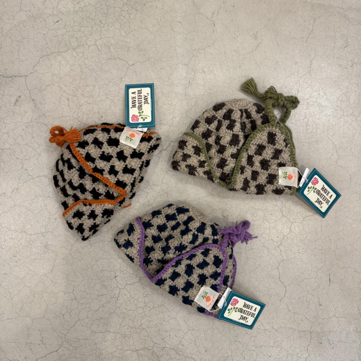 画像2: 【3色展開】-HAVE A GREATFUL DAY- FLIGHT KNIT CAP (2)